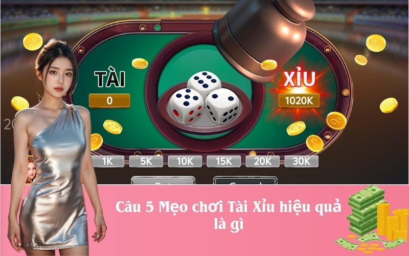 Câu 5 Mẹo chơi Tài Xỉu hiệu quả là gì